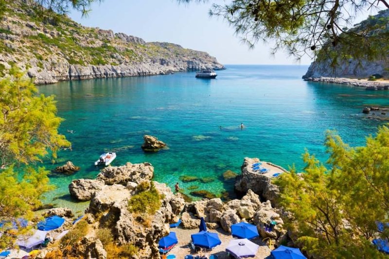 Best Beaches In Rhodes Unfolding Greece