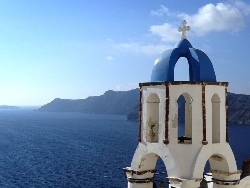 Church bell in Oia Santorini - What to do in Santorini