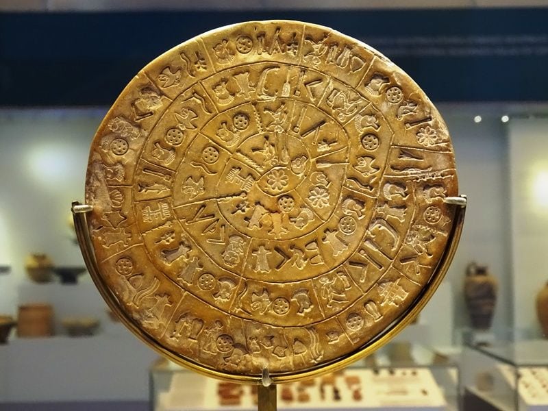 Phaistos Disc Archaeological Museum of Heraklion - best things to see in Crete