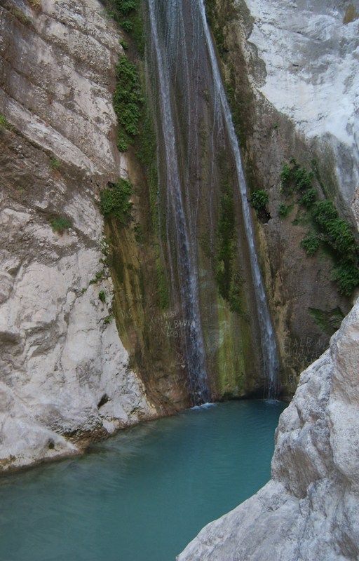 Waterfalls in Nidri Lefkada