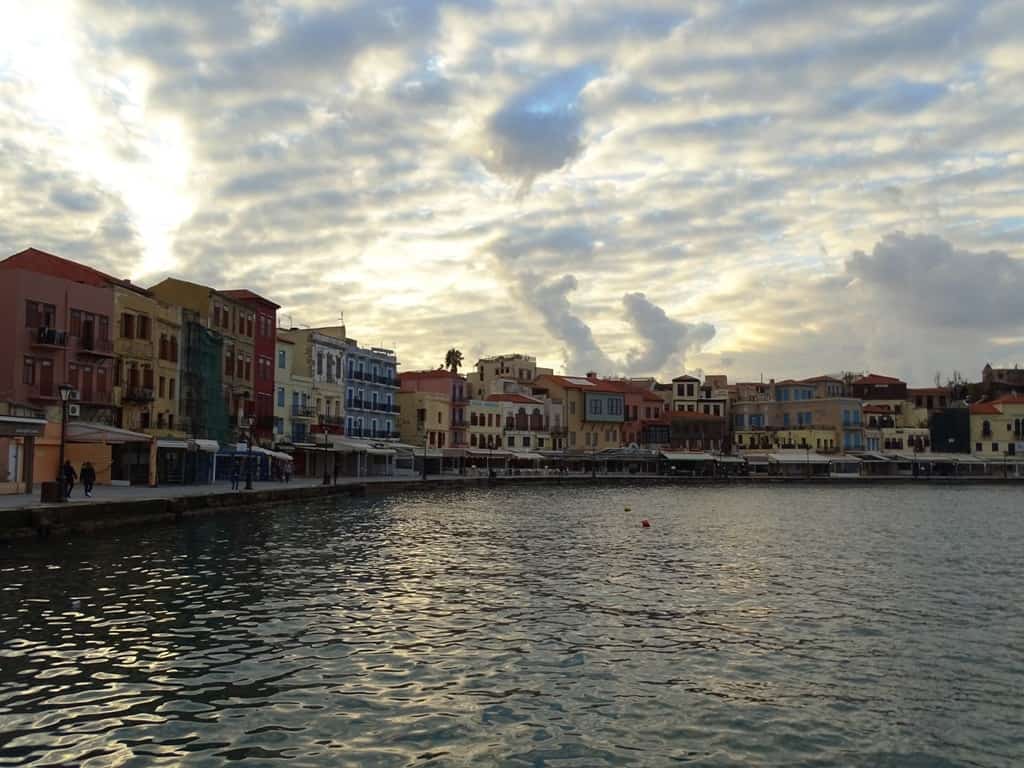 Dramatic view of the Venetian harbour - things to do in Chania Crete