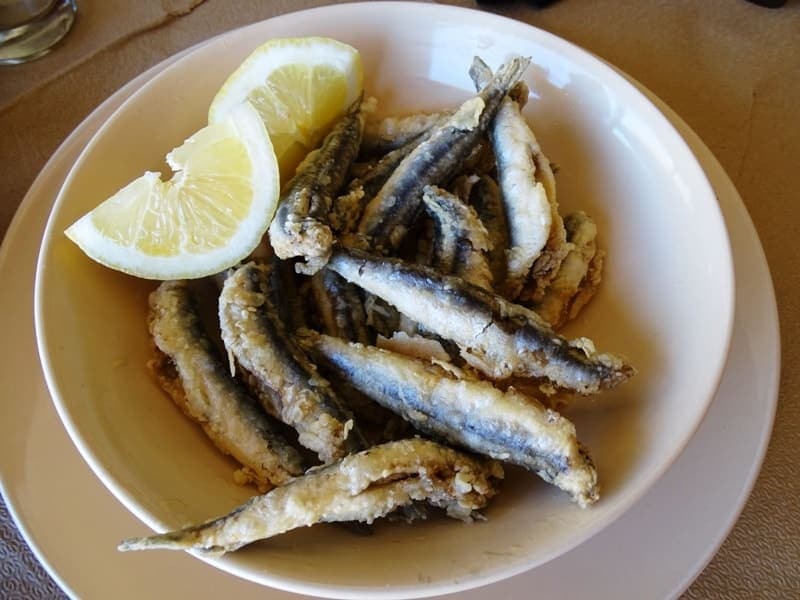 Fresh fish in Limeni