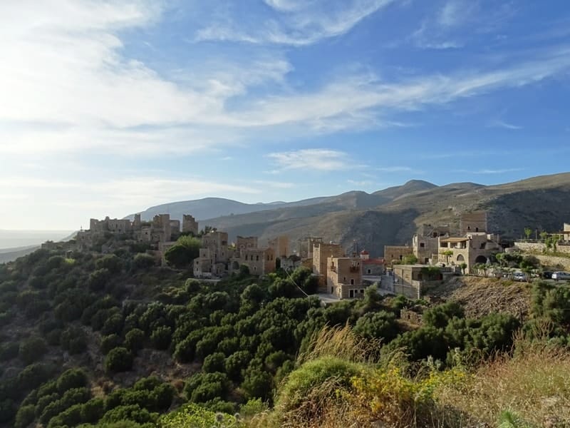 The traditional settlement of Vathia