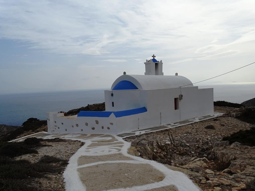 Aghia Sofia Church in Mersini villege Donousa