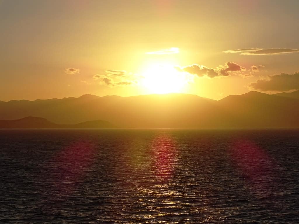 Sunset in Donousa