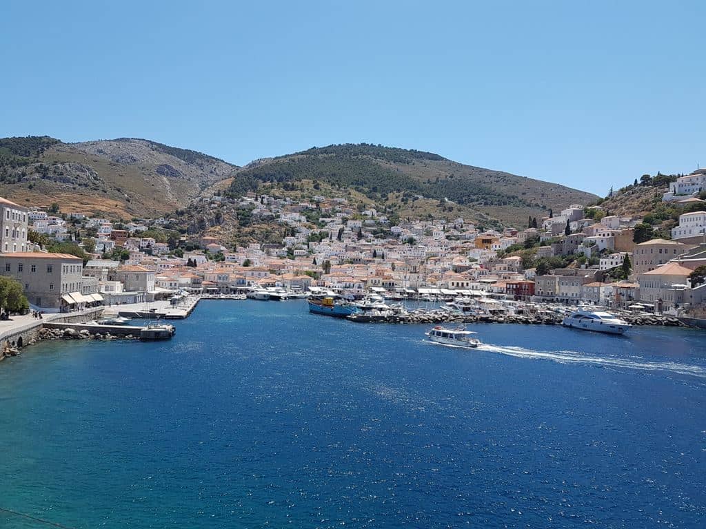 The view from the bastions in Hydra