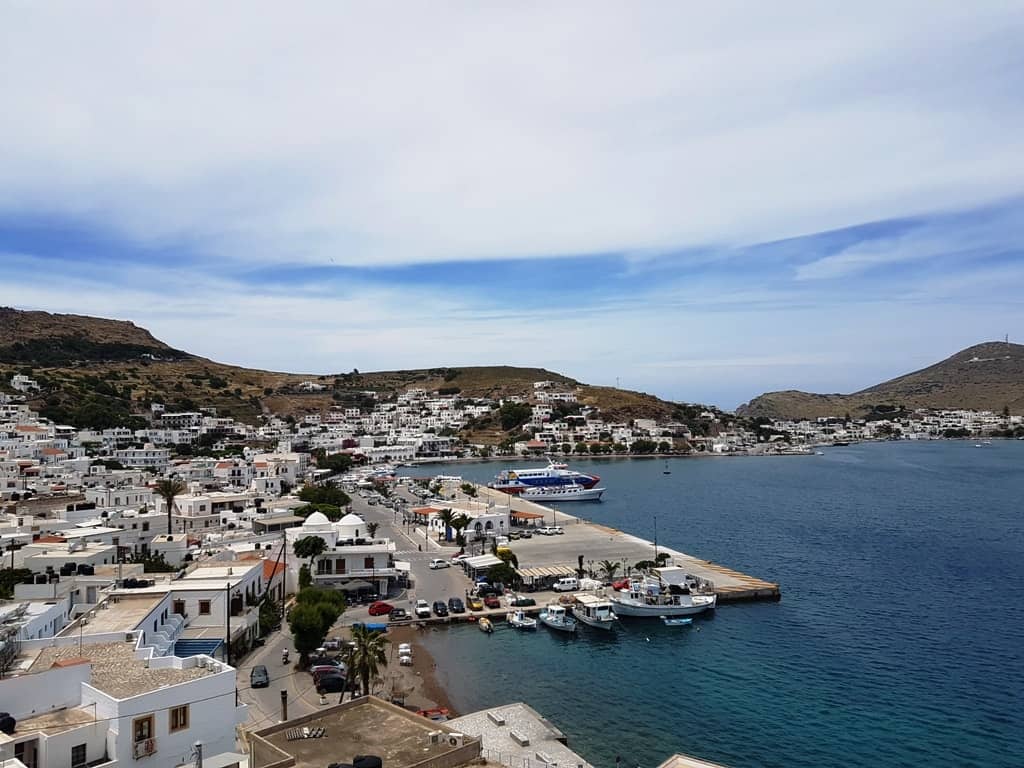 The view from Agia Paraskevi in Skala Patmos