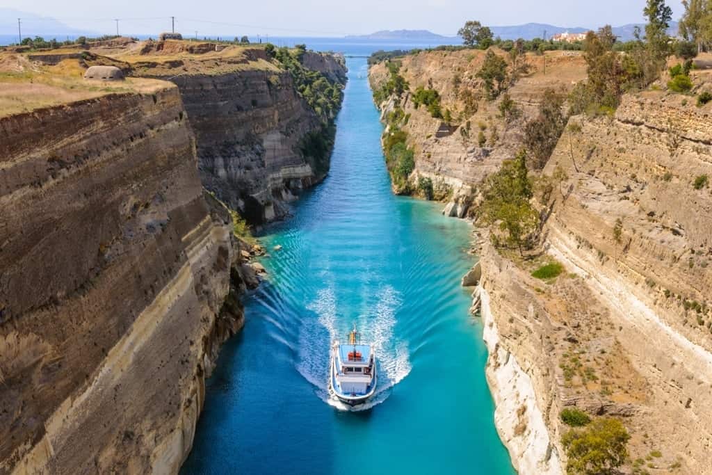 day trip from Athens Corinth Canal