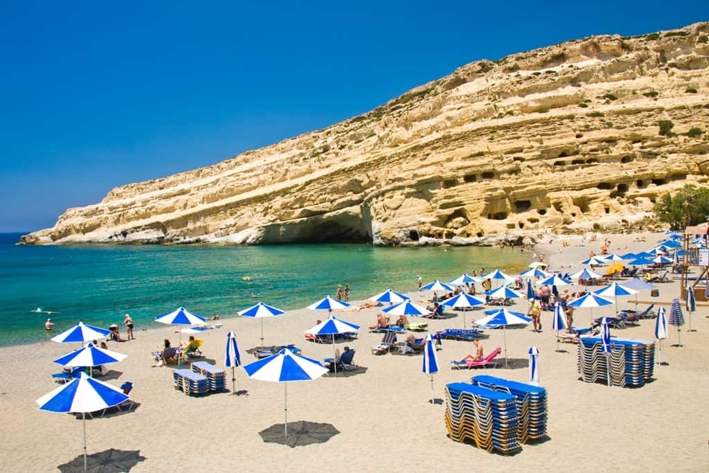 Things to do in Crete - Matala Beach