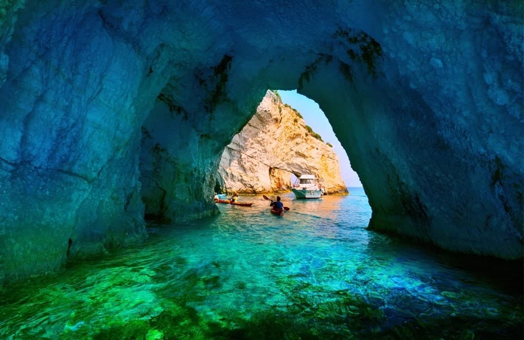  blue caves - things to see in Zante