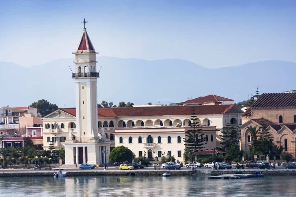 The Cathedral of Saint Dionysios in Zakynthos town 