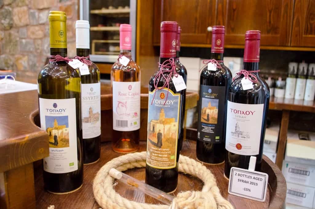 Toplou Monastery wines