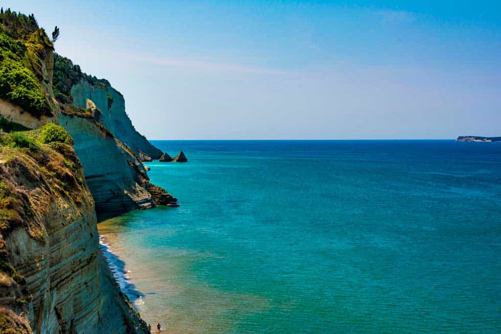 Best beaches in Corfu-Peroulades-beach