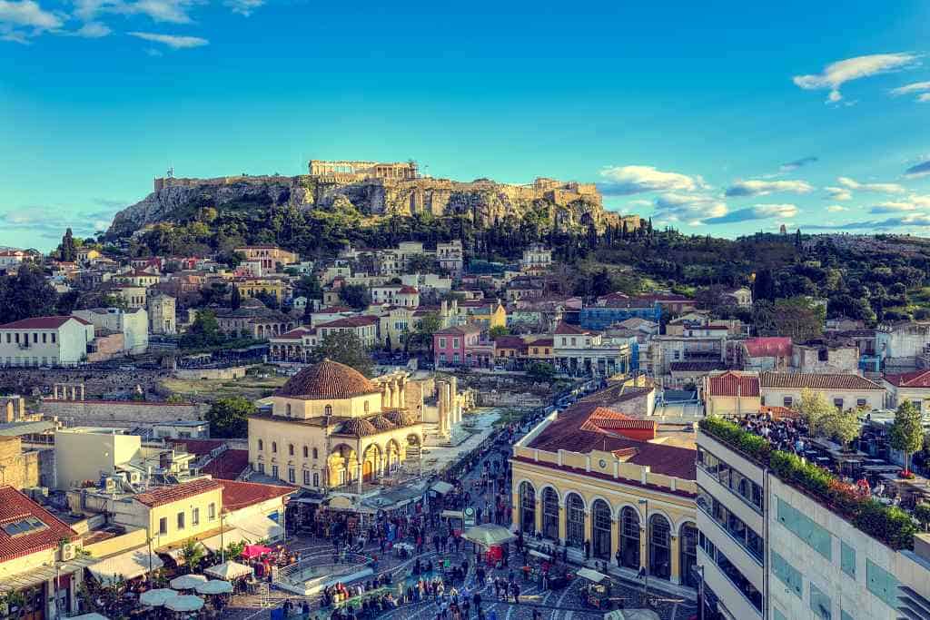 Monastiraki square from above