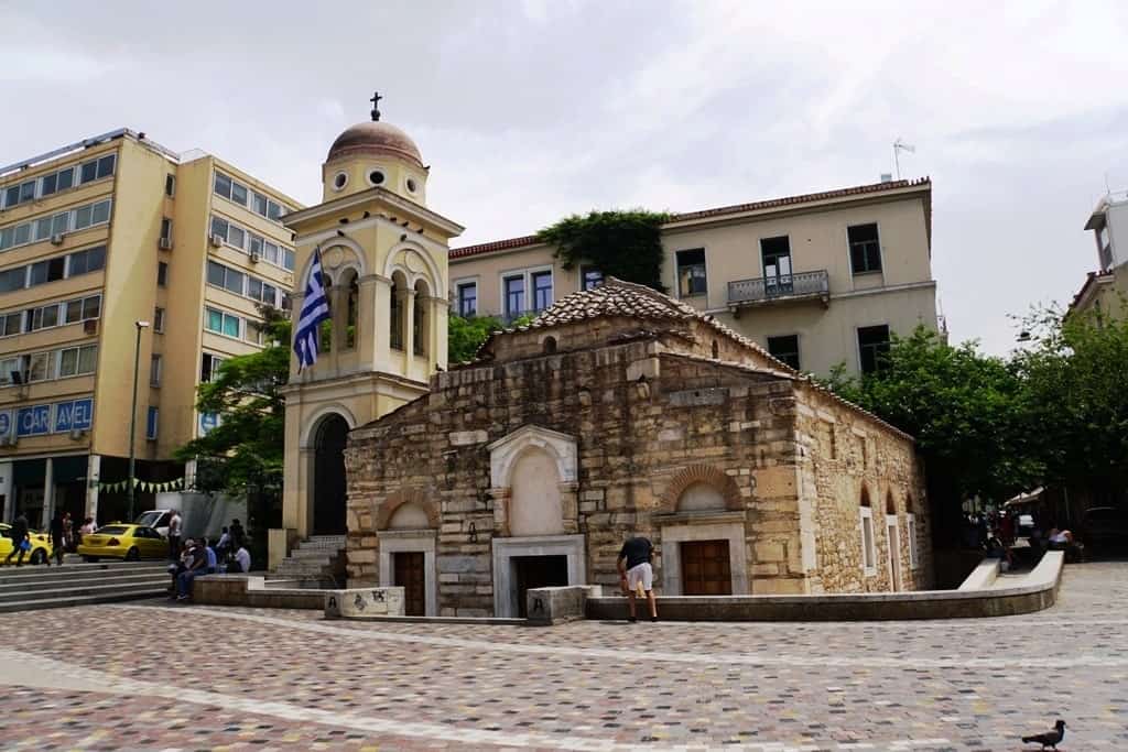 Pantanassa Church in Monastiraki square - best squares in Athens