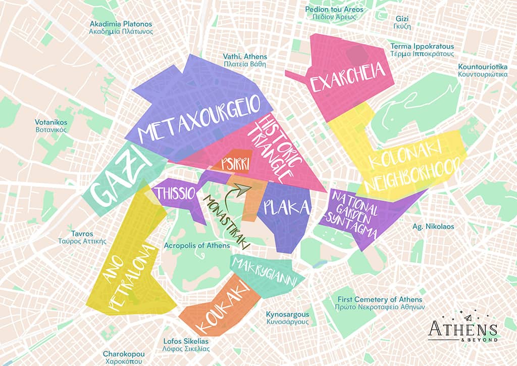 Athens neighborhoods