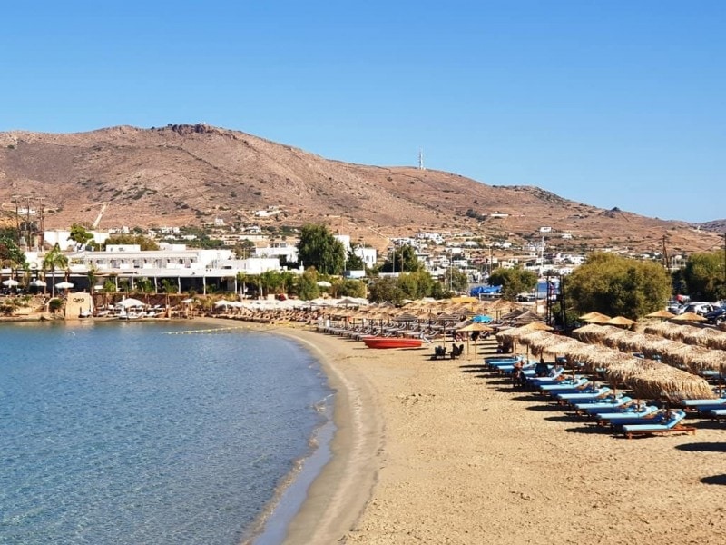 Agathopes Beach in Syros