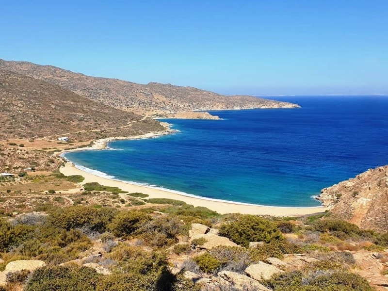 Kalamos Beach in Ios