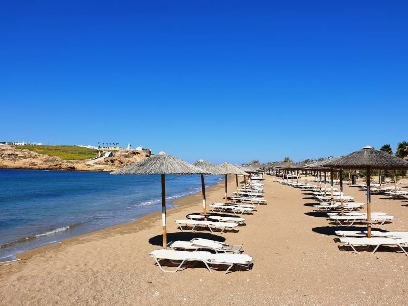 Koumpara Beach in Ios island Greece