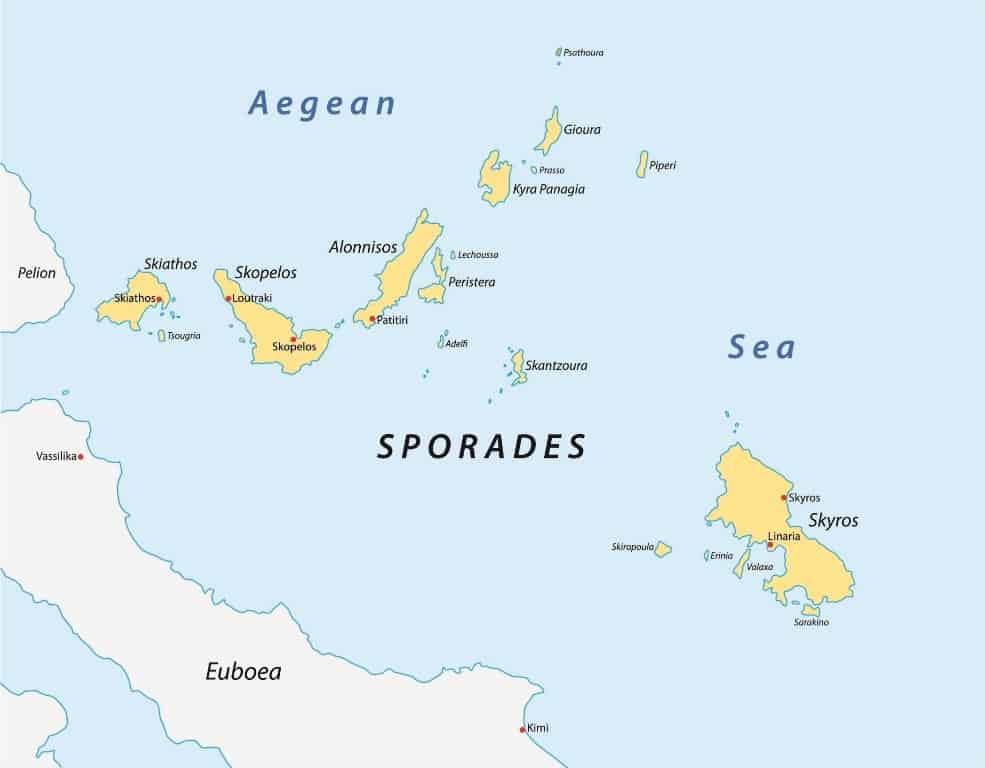 Sporades Island Map