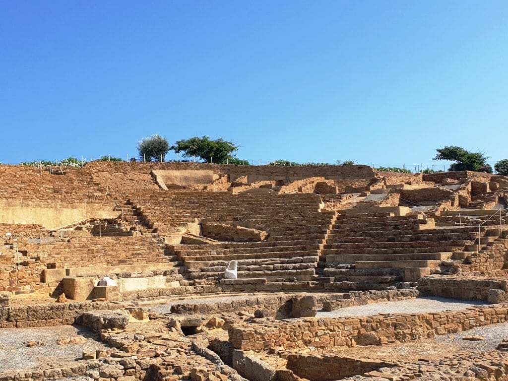 Theatre of Hephaistia - Ancient Theatres in Greece