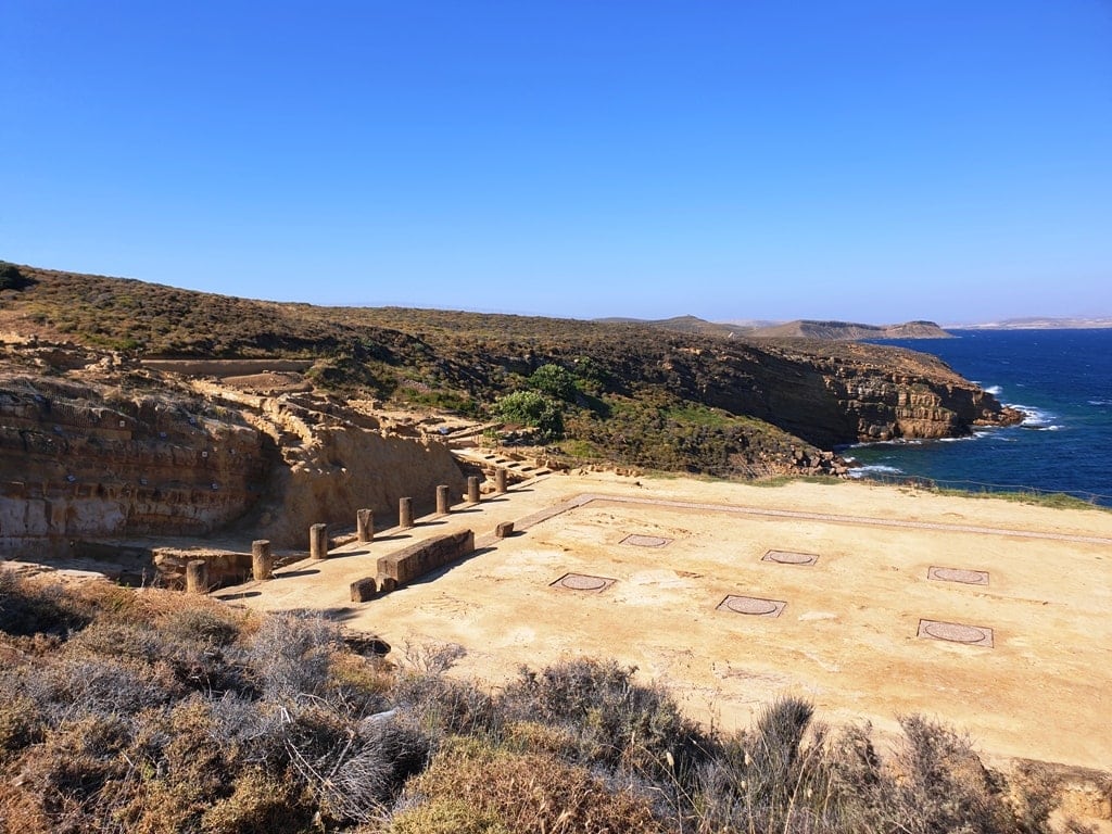 site of Kavirio  in Lemnos - Greek islands for history