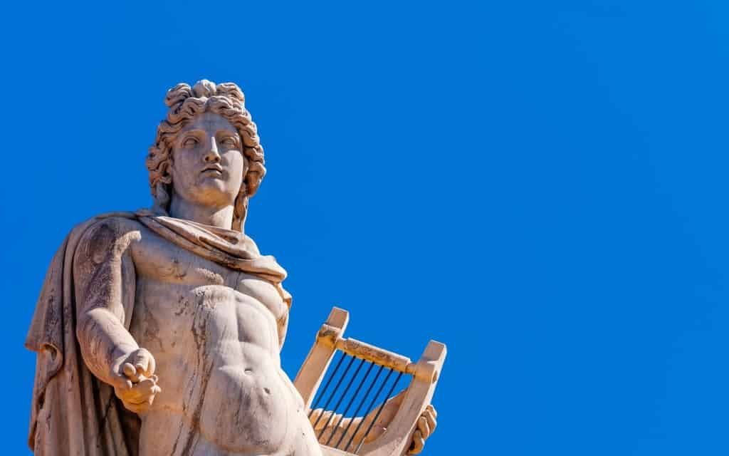 Apollo ancient god of poetry and music