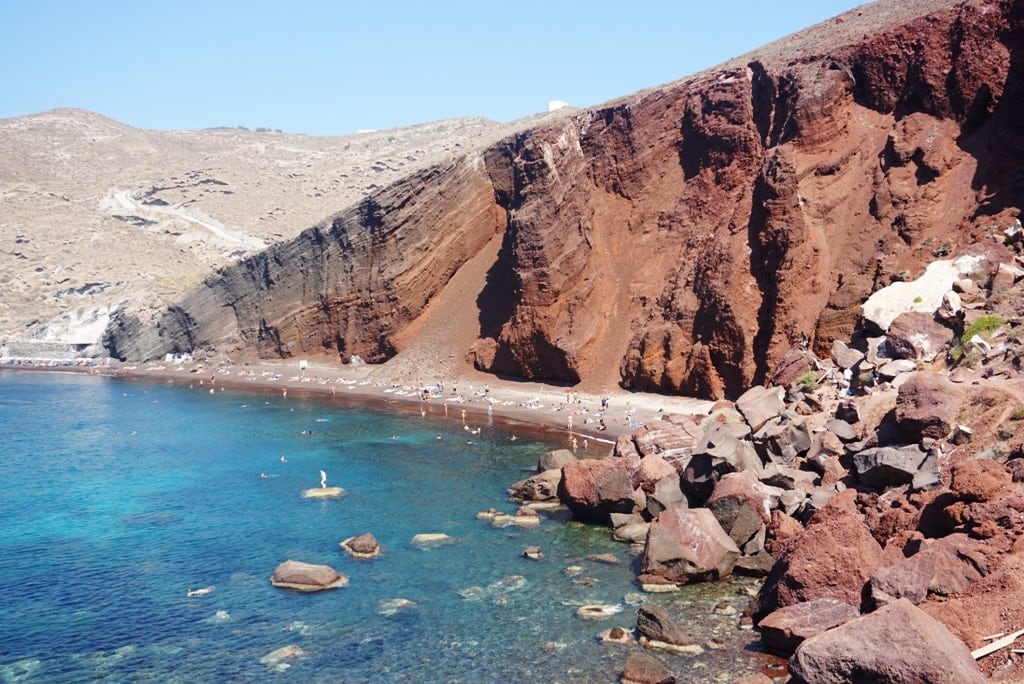 Red Beach Santorini