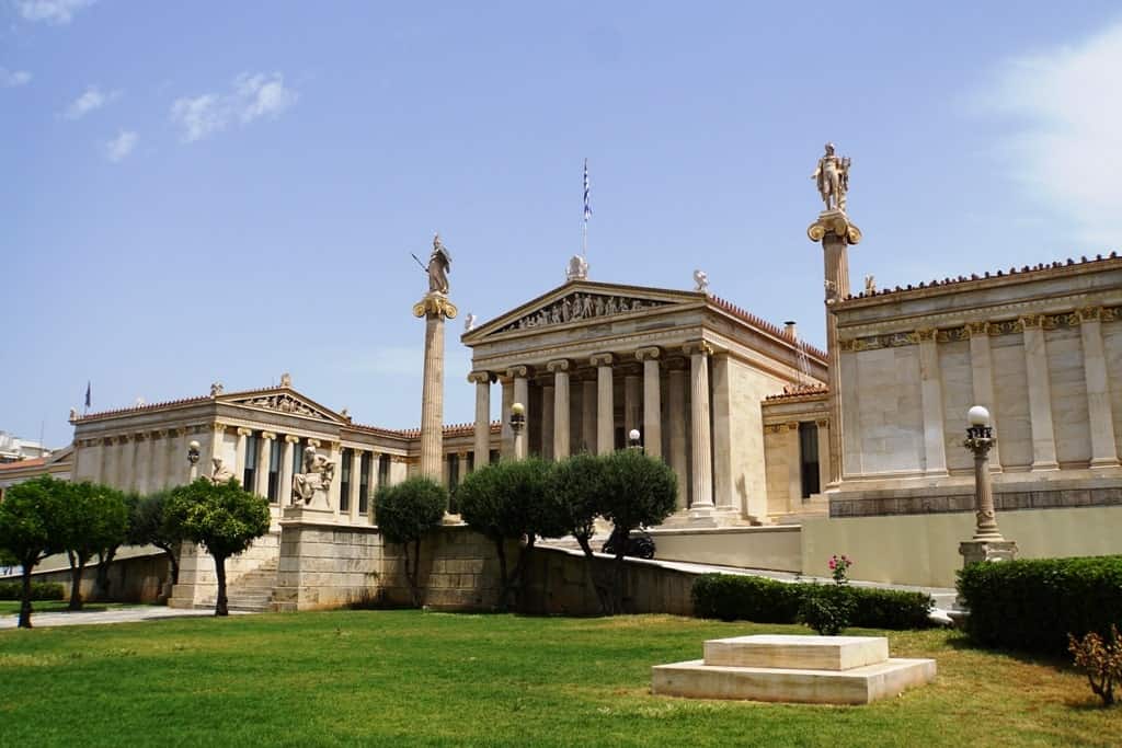 Famous buildings in Athens