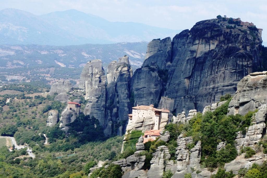 Meteora monasteries - best places to visit in Mainland Greece