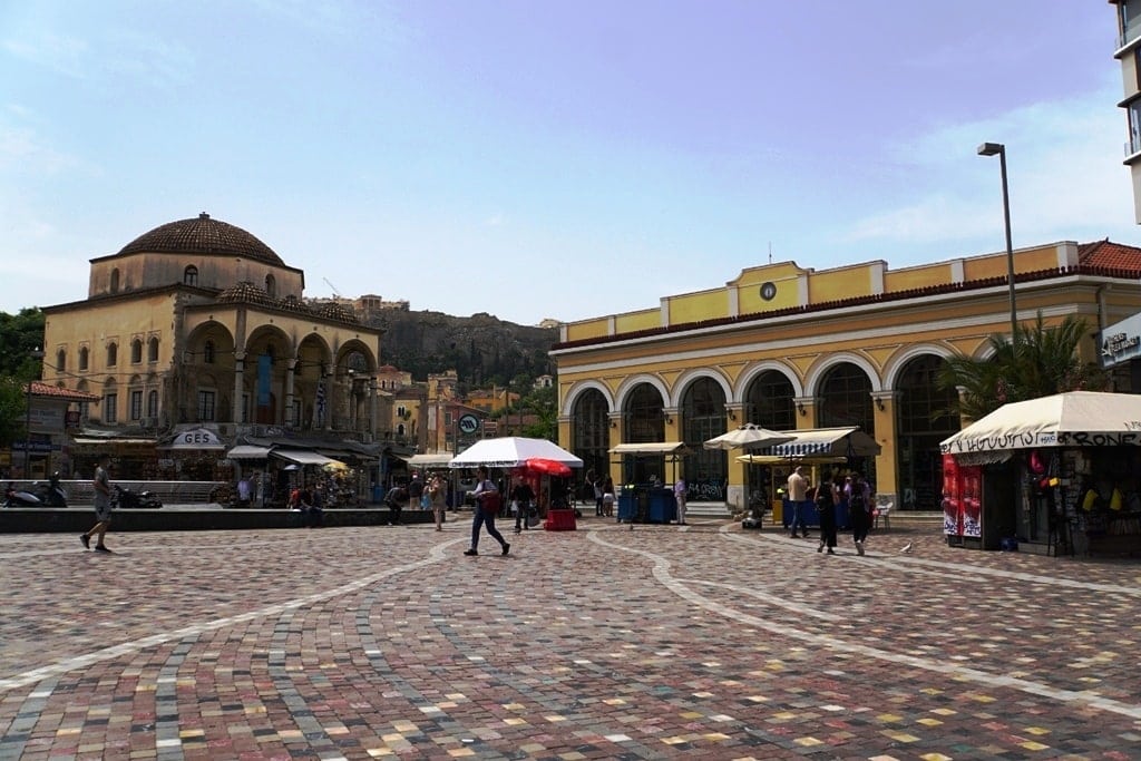 Monastiraki Square in Athens - Greece in 5 days