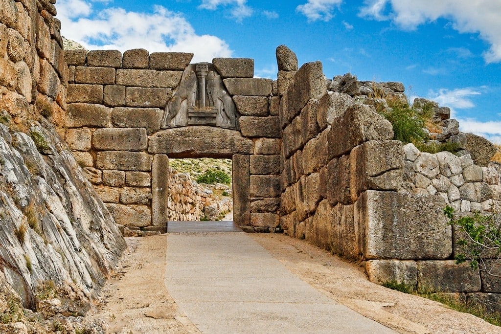 Mycenae Greek Landmark - - Historical sites in Greece