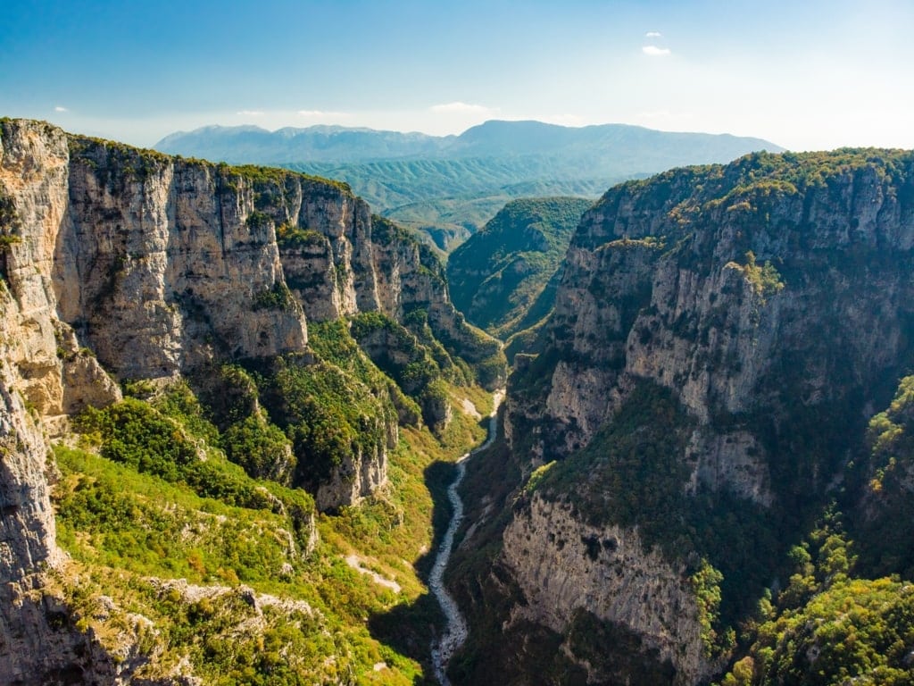 Vikos Gorge in Epirus Mainland Greece
