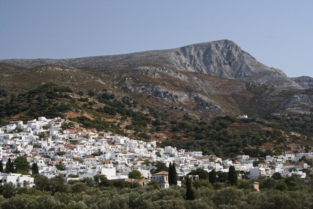 Filoti Village and mount Zas - Naxos Hiking