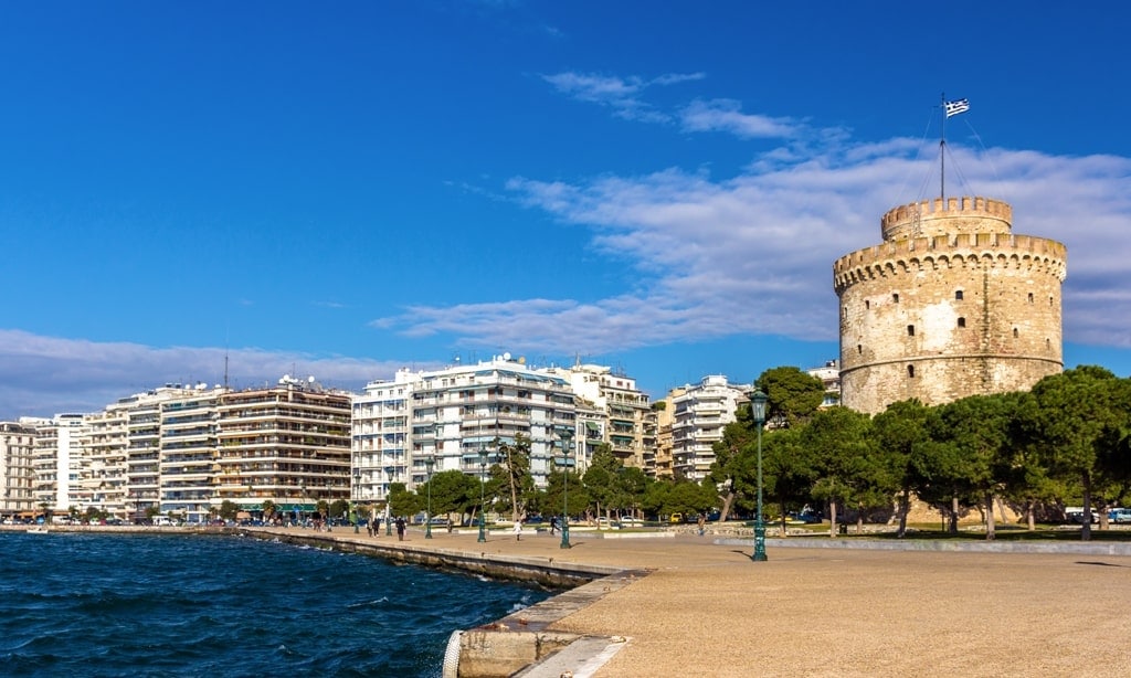 White Tower in Thessaloniki - best places to visit in Mainland Greece