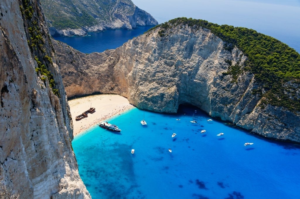 Zante Island part of the Ionian Group of Greek Islands