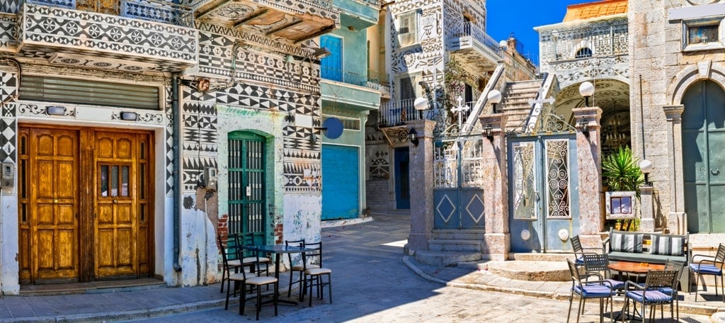 Pyrgi Village, Chios - beautiful villages in Greece