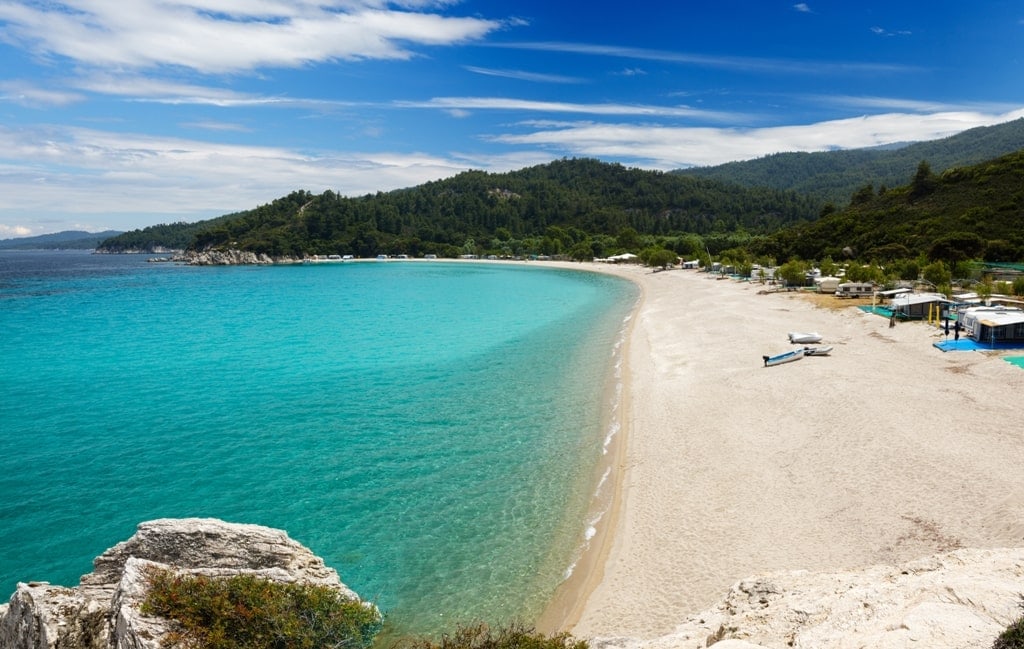 Armenistis Beach, Halkidi - most beautiful beaches in Mainland Greeceki