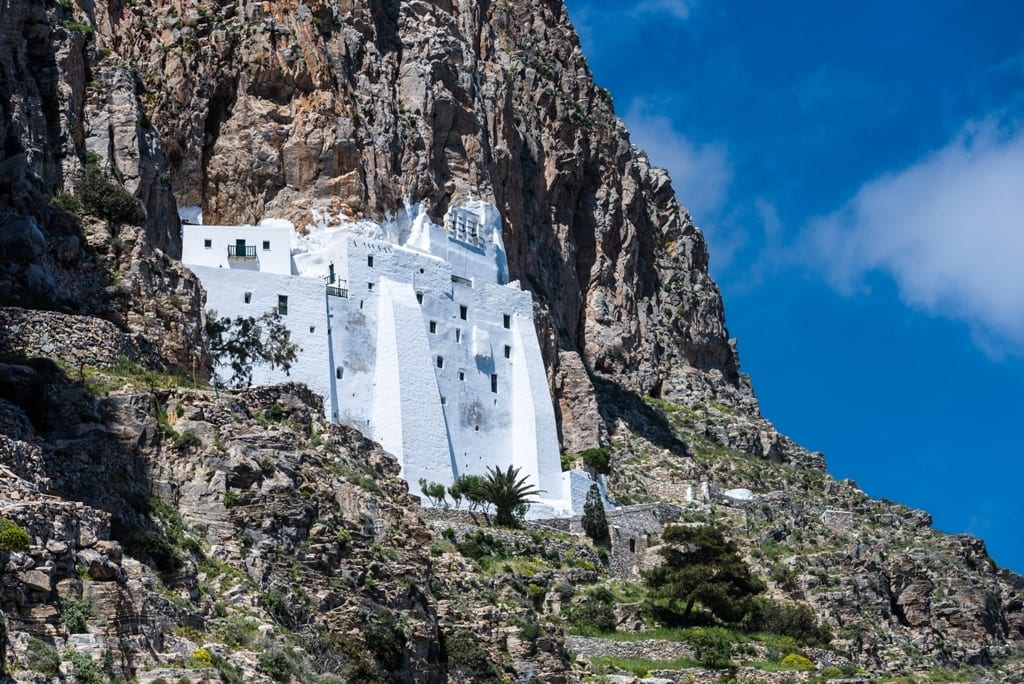 Chozoviotissa monastery, Amorgos island, Greece - beautiful Greek islands
 