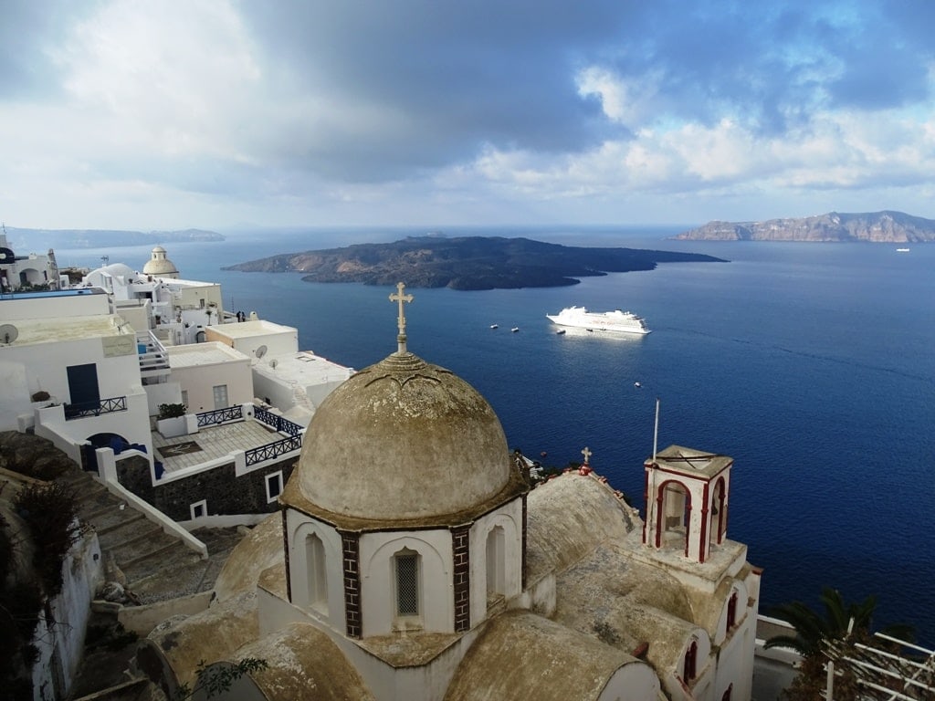 Santorini in Greece - Best Greek Islands to visit in winter