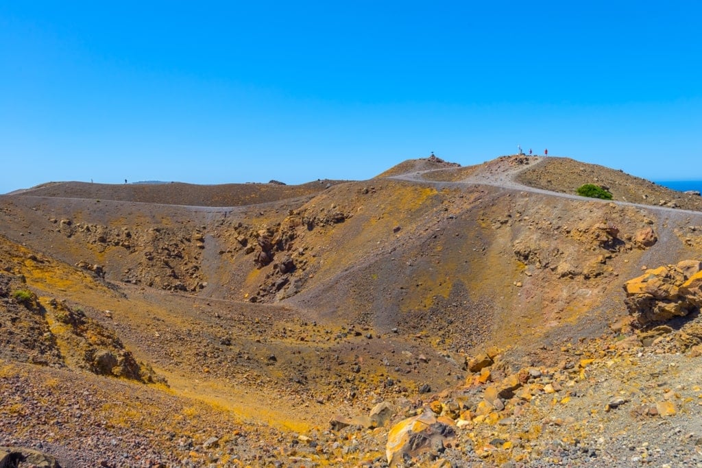 Santorini Volcano in Greece 