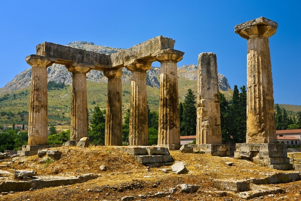 Temple of Apollo, Corinth - Ancient greek Temples