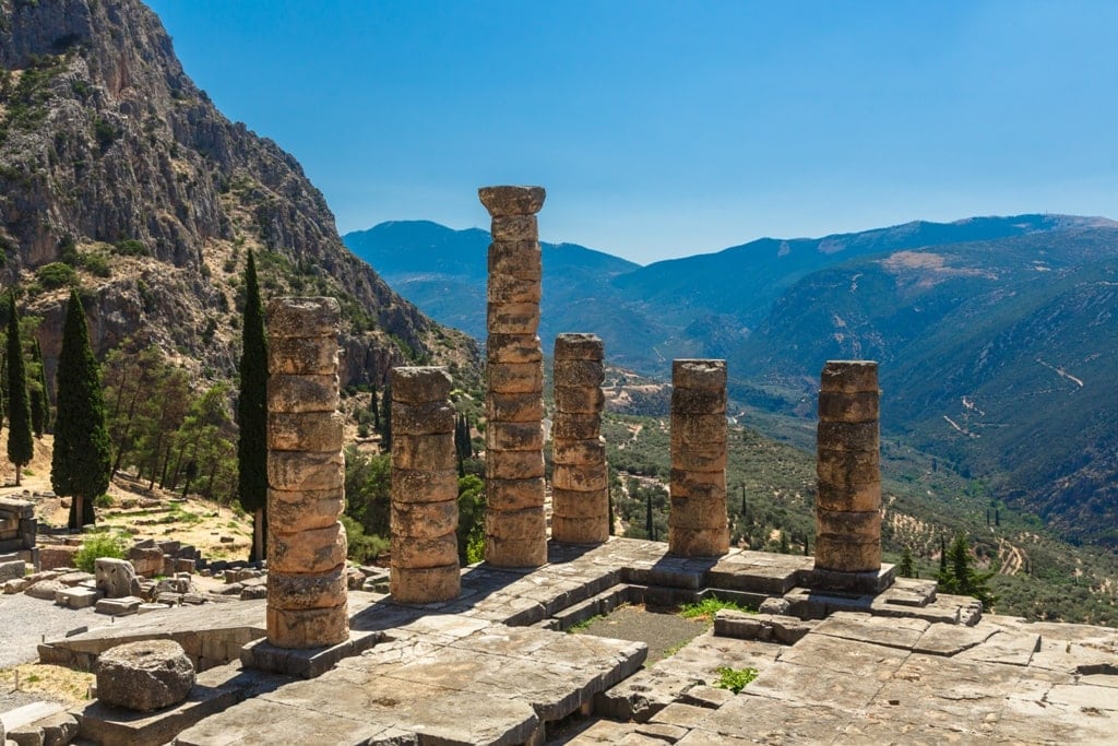 Temple of Apollo, Delphi - Famous Ancient Greek Temples
