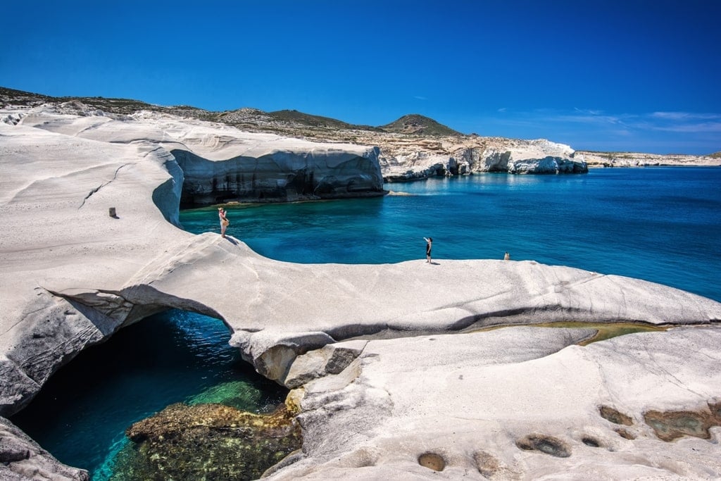 Sarakiniko in Milos - Most beautiful Greek Islands