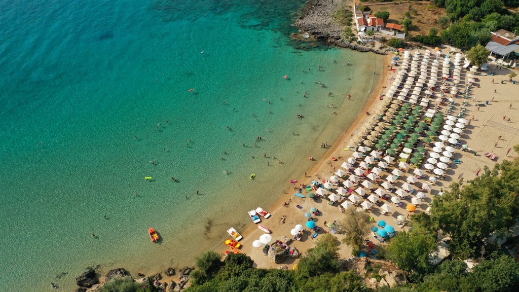 Kalogria Beach  - best beaches in Peloponnese