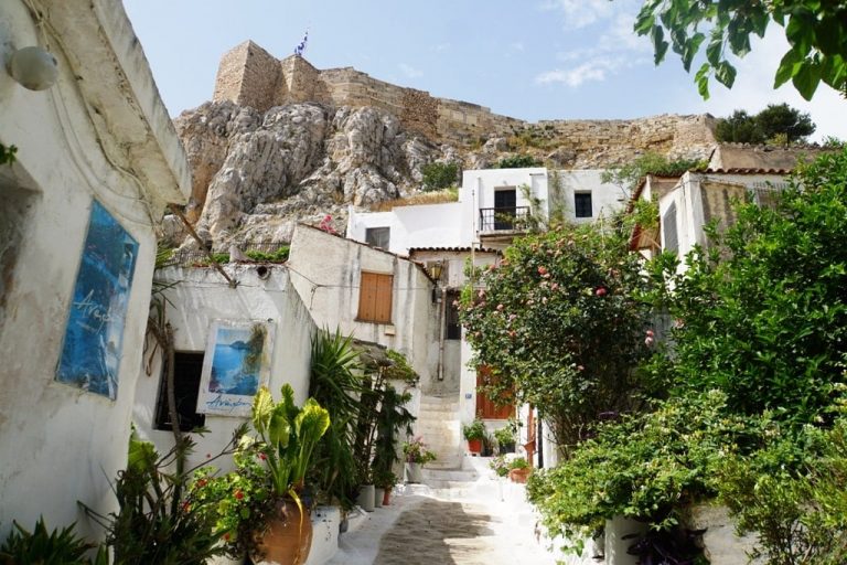 White Homes In Greece