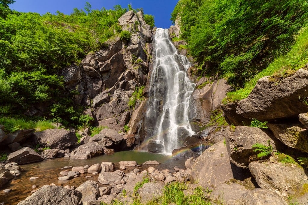 Lepida Waterfall in Greece