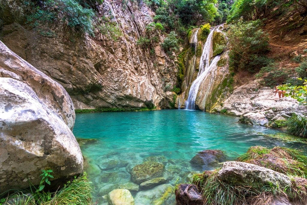 Polilimnio Waterfalls - Greek Waterfalls