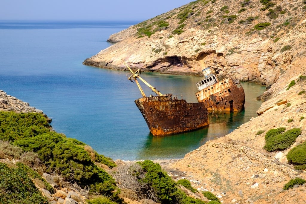 Olympia Shipwreck Amorgos Greece