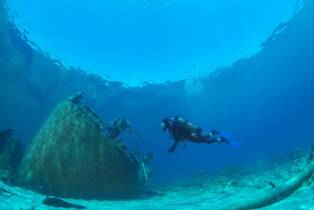  diving in Greece Mykonos Anna II